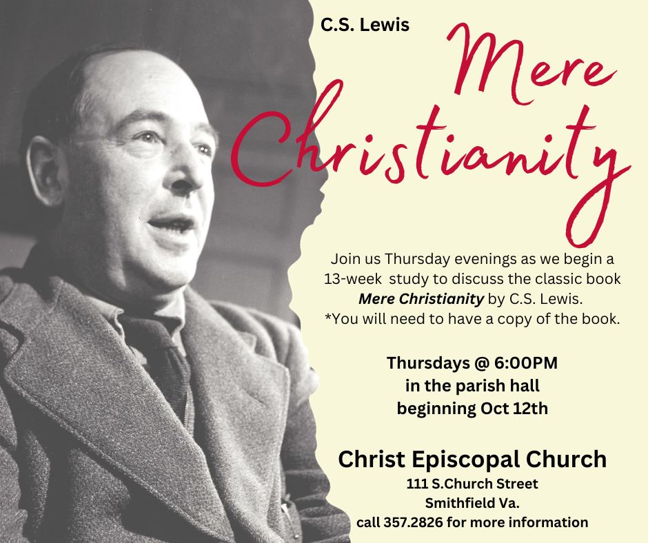C.S. Lewis Book Study on Mere Christianity